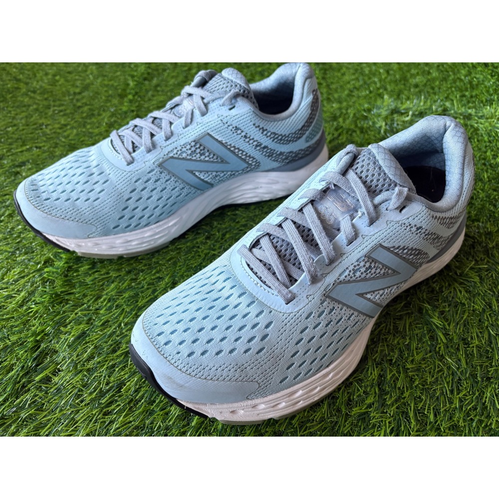 New Balance 680v6 Women Size 9.5 Blue Grey Running Shoes W680LA6